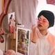 thumbnail image 4 of 4 gorros turbantes para mujer, gorro de algodón para quimioterapia, turbante africano, turbante con nudo, gorro preatado, turbante plisado, cubrecabezas para quimioterapia, pañuelo para la cabeza para, 4 of 6