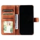 thumbnail image 4 of Funda Cartera para Samsung Galaxy S25 Edge Tapa con Ranuras, Soporte y Correa Marrón, 4 of 5