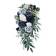 thumbnail image 2 of Elegantes Ramos De Boda Para Novia En Forma De Cascada Decoración Hecha A Mano Azul, 2 of 5