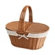 thumbnail image 5 of Cesta De Picnic De Ratán Sintético Cesta De Frutas Tejida Para Bocadillos Sándwiches Estilo Parque A, 5 of 5