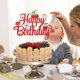 thumbnail image 4 of Adorno de tarta Keoysek 17 cm con brillo de cereza – Cumpleaños, 4 of 8