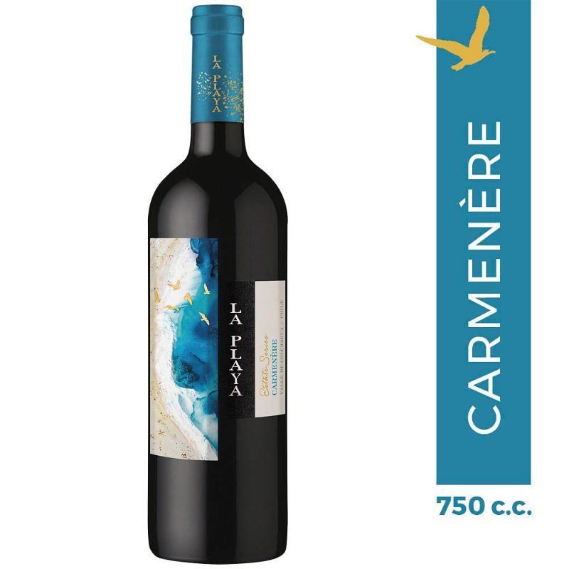 Vino Tinto Carmenere Estate Series 13° Botella 750 cc La Playa