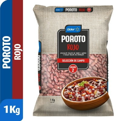 Poroto Rojo Bolsa 1 Kg Lider