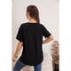 thumbnail image 3 of Blusa Mujer Manga Corta Algodón Botones Bolsillos 037, 3 of 3