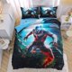 thumbnail image 1 of Marvel Black Panther Bed Covers Bedding Set,Venom Spiderman Cover Modern Printed 3-Piece Set 1 Bed Cover,Birthday Gifts Bed Sheets, 1 of 5