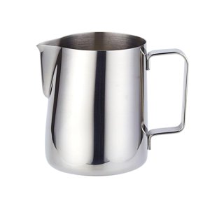 Bothyi - Jarra Para Espumar Leche, Jarra De Acero Inoxidable Para Cafetera, Para Café Capuchino, 350 Ml