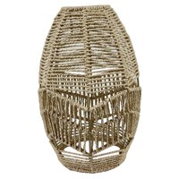 Ioensy - Pantalla De Lámpara Colgante Decoración De Ratán Pantalla De Luz De Techo Para Restaurante B