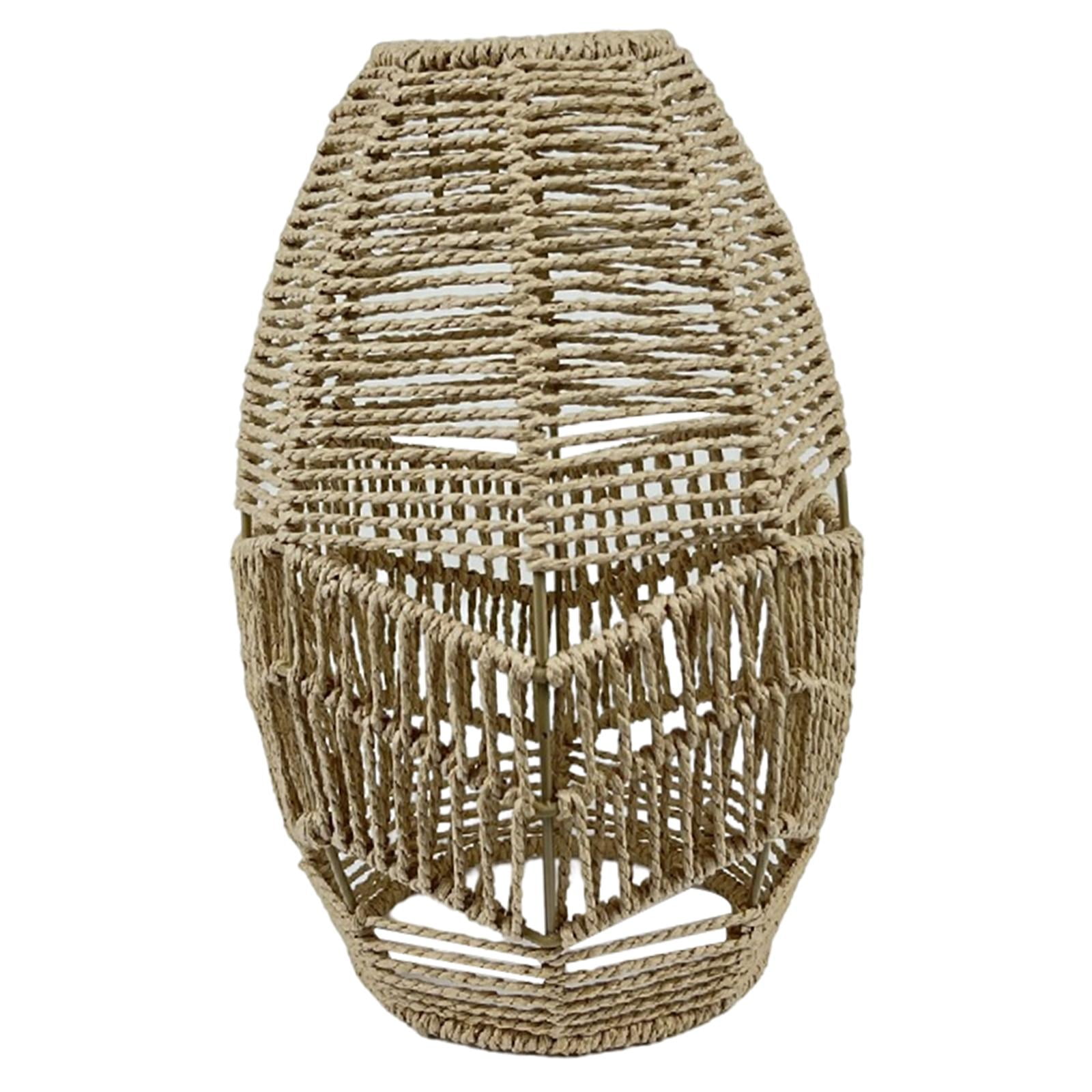 Ioensy - Pantalla De Lámpara Colgante Decoración De Ratán Pantalla De Luz De Techo Para Restaurante B