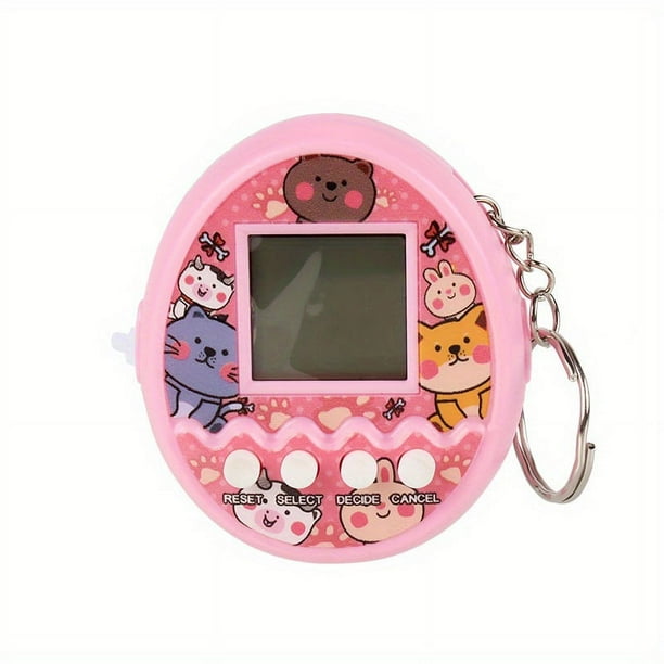 168 Virtual Pets Keychain - Retro 90s Toy Game Machine - Electronic Digital Keyring - Perfect Easter Party Favor!