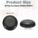 thumbnail image 2 of Uxcell 24 Paquete de Deslizadores de Muebles Adhesivos, 7/8" Deslizadores de Sillas Almohadillas Deslizantes Redondas Reutilizables, Negro, 2 of 7