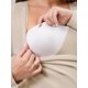 thumbnail image 5 of INSPIRE CHIC Camiseta de manga larga para maternidad de mujer, cuello en V, tops envolventes elásticos, camisetas de lactancia fruncidas, M albaricoque, 5 of 6
