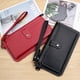 thumbnail image 4 of Cartera de mujer, cartera de mujer de piel sintética de gran capacidad., 4 of 5