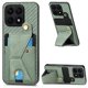 thumbnail image 1 of Funda Resistente para Honor X8A con Tarjetero y Soporte, Diseño Magnético Verde, 1 of 5
