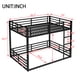 thumbnail image 2 of Metal Queen over Queen Bunk Bed for Teens and Adults,Space-Saving/Noise Reduced/No Box Spring Needed,Black, 2 of 3