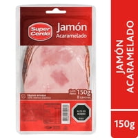 Jamón De Cerdo Acaramelado Laminado 150 G Super Cerdo