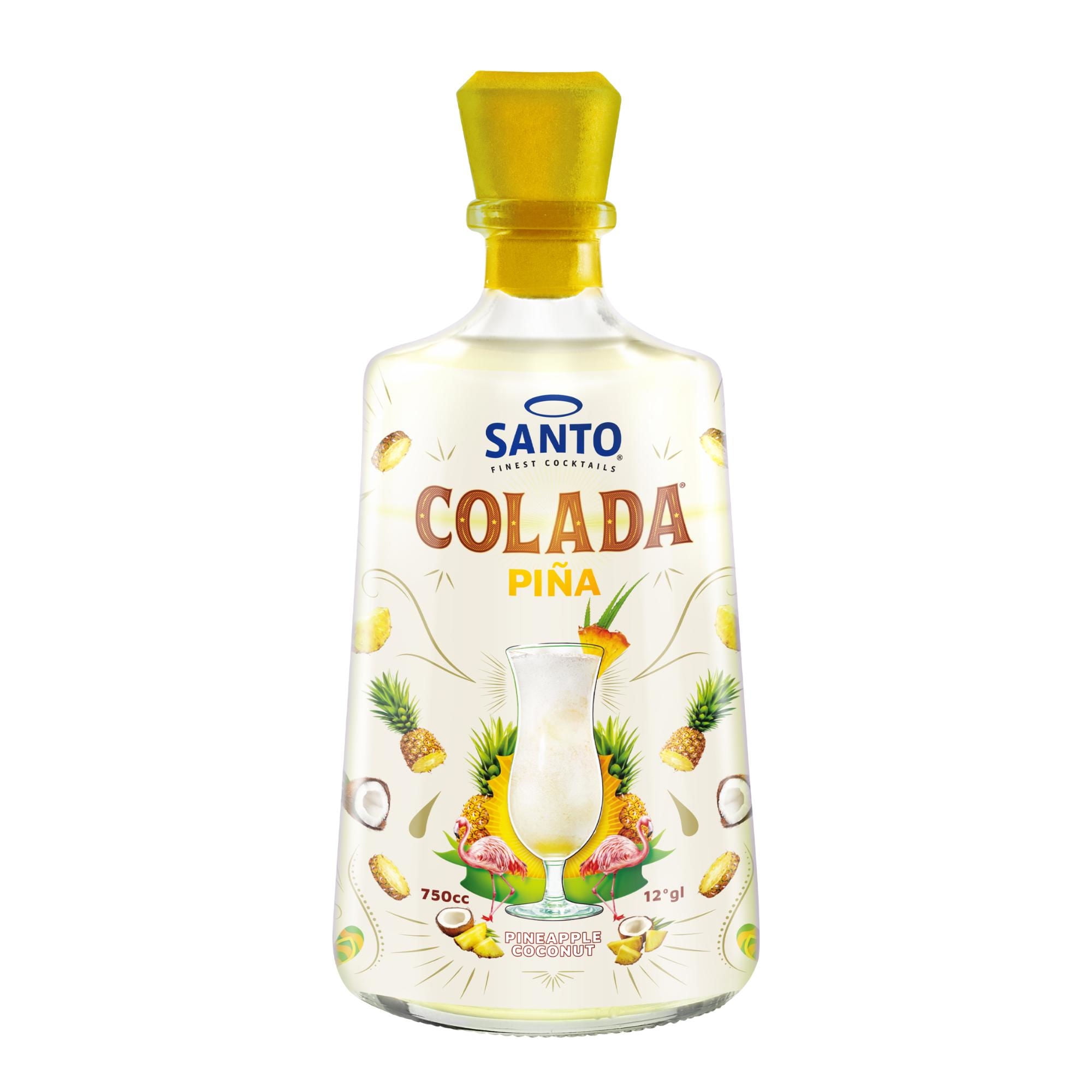 Cóctel Piña Colada 12° Botella 750 ml Santos