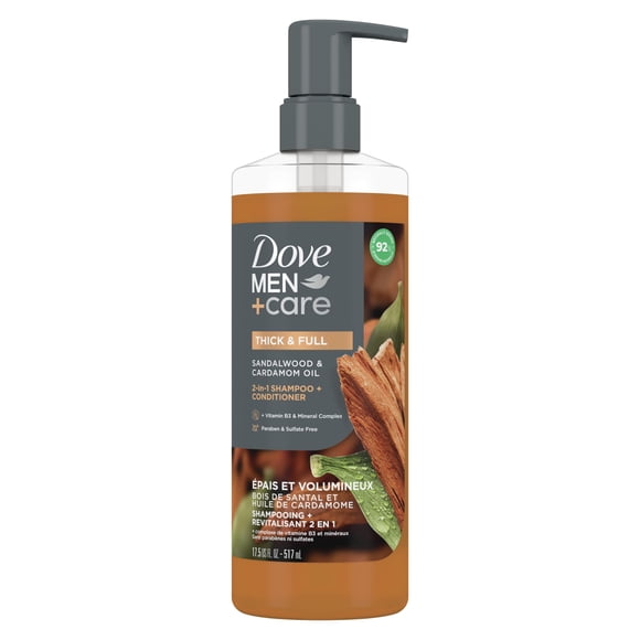 Champú y acondicionador Dove Men+Care Sandalwood 500 ml