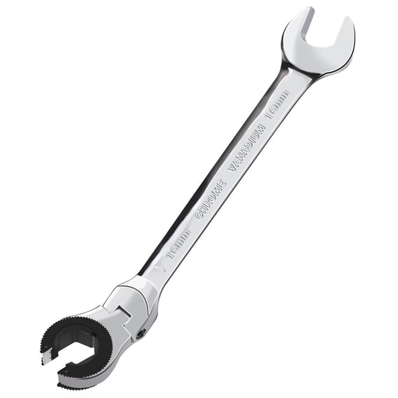 Llave de carraca de cabeza flexible LOSCHEN 16 mm de cromo-vanadio