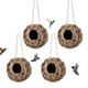 thumbnail image 1 of 2pcs/3pcs/4pcs Hummingbird Nest House, Ball Shape, Hand Woven Hummingbird Houses For Outdoor Garden Yard, 1 of 3