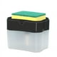 thumbnail image 1 of 1pc Scrub Sponge Dispenser Push Type Liquid Soap Caddy Pump Organizer Kitchen Bathroom Supplies, 1 of 2