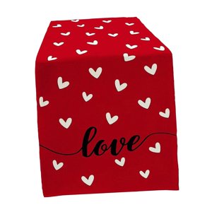 Bothyi - Camino De Mesa Para El Día De San Valentín, Mantel De 72 Pulgadas Para Casa De Campo, Interior, Estilo Festivo E