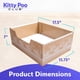 thumbnail image 2 of Caja de arena desechable para gatos Kitty Poo Club, a prueba de fugas, paquete de 2, 2 of 7