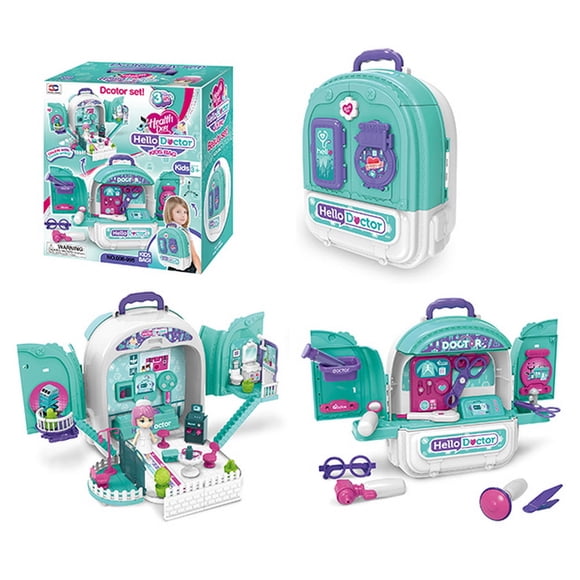 Mochila Doctor Infantil Hello Doctor Set Médico 3 en 1