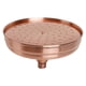 thumbnail image 1 of Cabezal de ducha de cobre, 20 cm (8 pulgadas) de diámetro, cabezal de ducha fijo de alta presión con cabezal de ducha de ángulo ajustable Cabezal de ducha tipo lluvia, 1 of 5