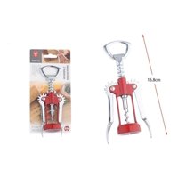 Genérico - Sacacorchos Descorchador Abridor Destapador Manual De Acero