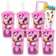 thumbnail image 1 of Juego de vasos para sorber de Disney Minnie Mouse, paquete de 6, con pegatinas y colgador de puerta, 1 of 2