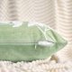 thumbnail image 3 of REGALWOVEN Paquete de 2 fundas de cojín decorativas de terciopelo suave con bordado de flor de ciruelo para sofá, dormitorio, coche, verde 20" x 12", 3 of 7