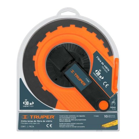 Truper - Huincha De Medir Fibra 30Mts