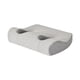 thumbnail image 1 of Almohada Con Orificio Para La Oreja, Almohada Para Dormir Para Auriculares, Auriculares Para Dormir En El Estómago, Gris Claro, 1 of 5