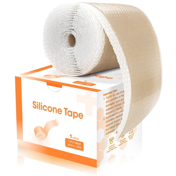 Láminas de silicona para cicatrices CARBOU, 1,6 cm x 60 rollos, grado médico