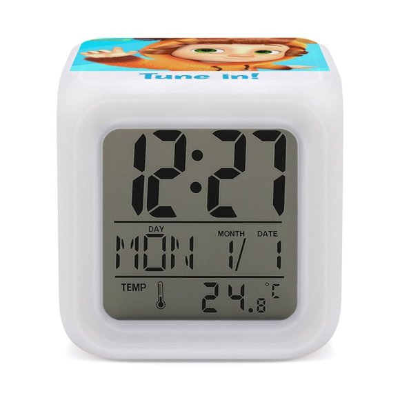 Reloj Despertador Digital LED 7 Colores Dave y Ava