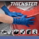 thumbnail image 3 of Guantes desechables SAS Thickster de látex, tamaño grande, azul, 14 mil, 3 of 8
