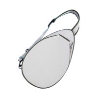 Ioensy - Bolsa De Tenis Portátil Multifuncional Para Jugadores, Bolsa Cruzada De Tenis Ligera, Bordes Blancos Y Verdes