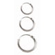 thumbnail image 1 of Set de tres Argolla de Nariz Plata 925 - Plata, 1 of 2