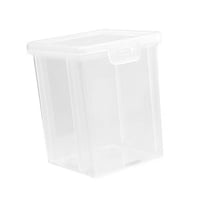 Magideal - Caja Transparente Para Condimentos De Cocina, Contenedor De Almacenamiento Transparente, Organización De Despensa, Contenedores De Harina Y Azúcar Her M