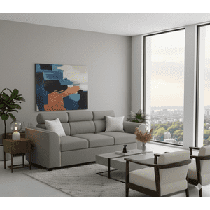 Fancy Hogar - Sofa Pufa 3 Cuerpos