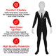thumbnail image 3 of Disfraz Morphsuits Slenderman para niños de 8 a 10 años, 3 of 6