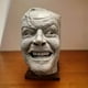 thumbnail image 2 of 1pc, Spooky Johnny Sculpture Head Resin Desktop Decoration - Perfect for Halloween Home Decor and Bookshelf Decorations, 2 of 4