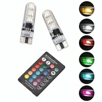 Genérico - Ampolleta Led Cola De Pez T10 Multicolor Rgb Control