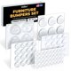 thumbnail image 1 of Set de 74 topes de silicona transparente Vellax para muebles, 1 of 9