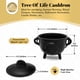 thumbnail image 2 of Cauldron New Age Imports Tree of Life de hierro fundido con asa y tapa, 2 of 6