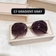 thumbnail image 1 of Fashion Sunglasses Women Metal Female UV400 Vintage Ladies Stylish Design Oversized Square Sunglasses For Women, 1 of 5