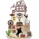 thumbnail image 1 of Gorro de vaquero Pretyps con purpurina para fiesta de cumpleaños de Cake Toppers, 16 unidades, 1 of 7