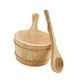 thumbnail image 3 of Herramienta de Baño de Baños de de Sauna de Madera 4L de Bañera de Bañera de Baño Resistente Suministro de Baño de Baño Portátil para Baño de Sp, 3 of 5