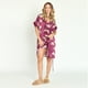 thumbnail image 1 of Bata de Mujer Mini Satin Burdeo Estampado, 1 of 5