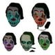 thumbnail image 2 of Mascara Halloween Joker Guasón - Luces Led Neón salmon, 2 of 5